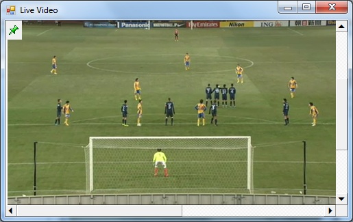 Screenshot of football live video - Advanced Cymatic Trader